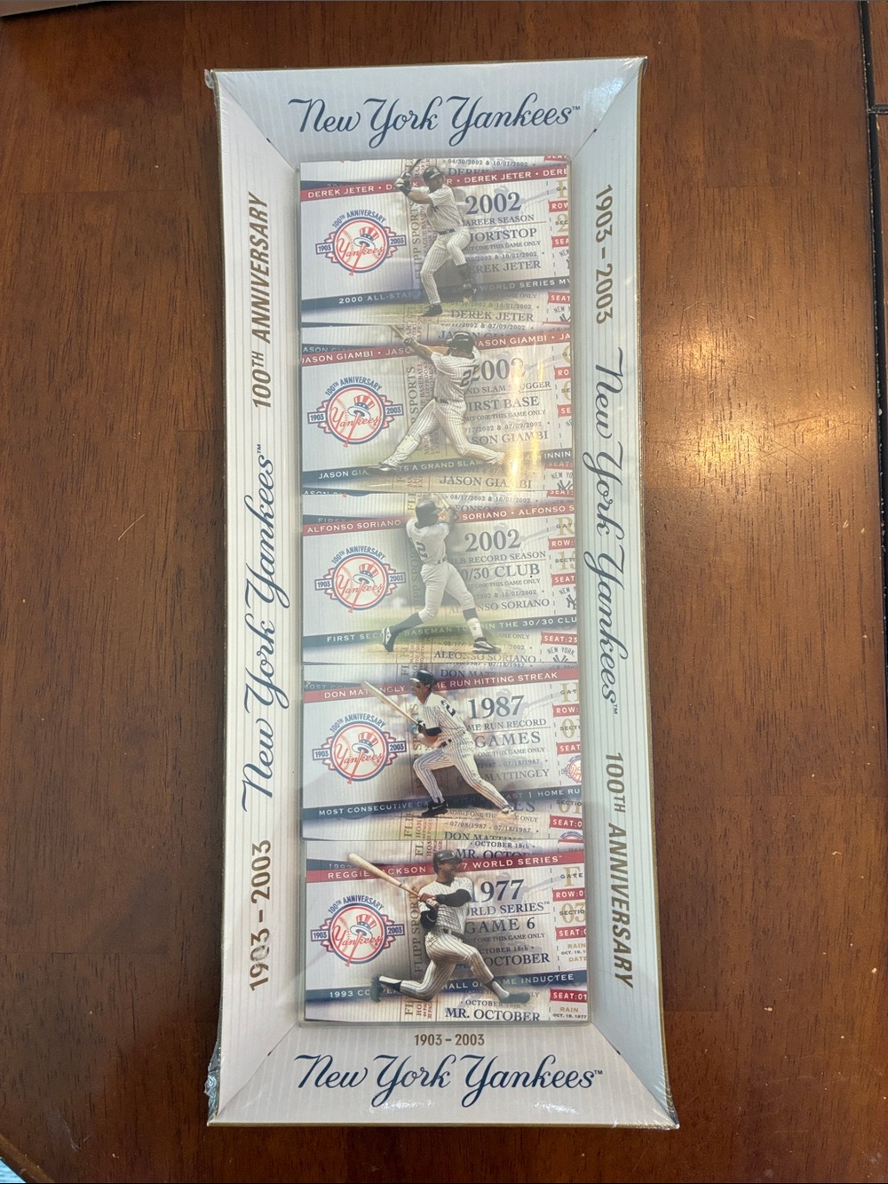 NY Yankees 100TH Anniversary Flipp Book Collection 2002